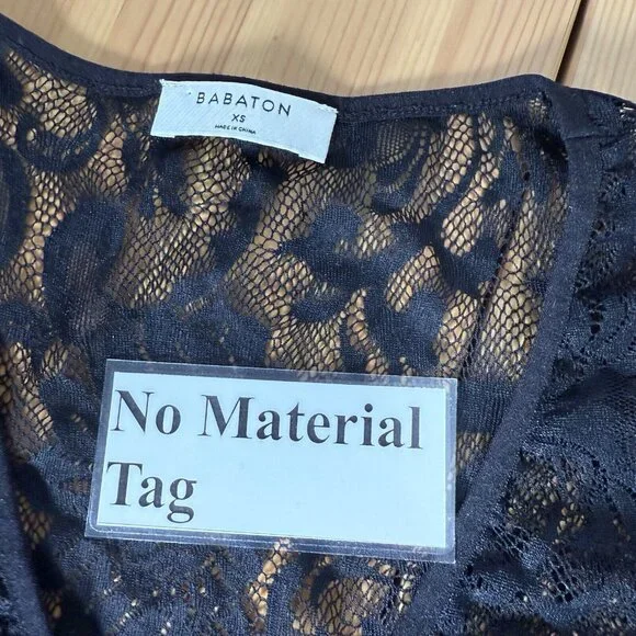 Atitzia Babaton Mesh Long Sleeve Top Corporate Goth Whimsigoth Feminine Lace XS - Picture 9 of 11